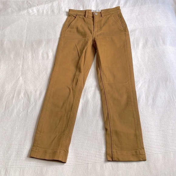 EVERLANE The Slim Leg Crop in Brass Size 00 - Picture 1 of 8